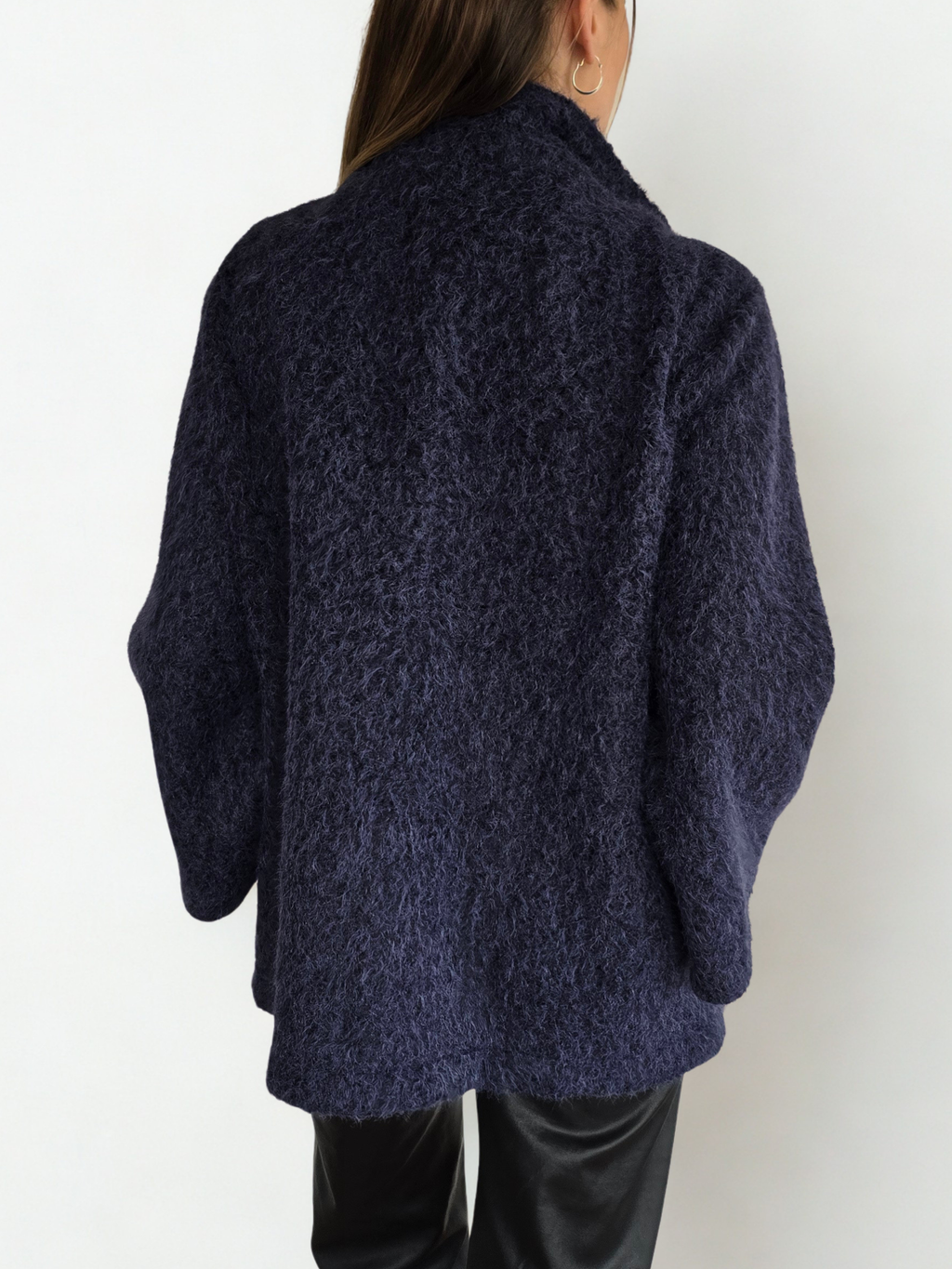Chaqueta Bouclé, color Azul