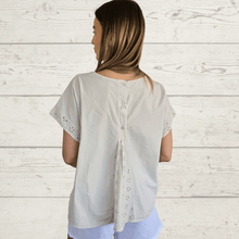 Cargar imagen en el visor de la galería, Blusa Italiana Roma, color Beige
