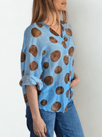 Blusa Italiana Lunares, fondo Jacinto