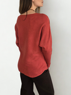 Sweater Murciélago, color Terracota