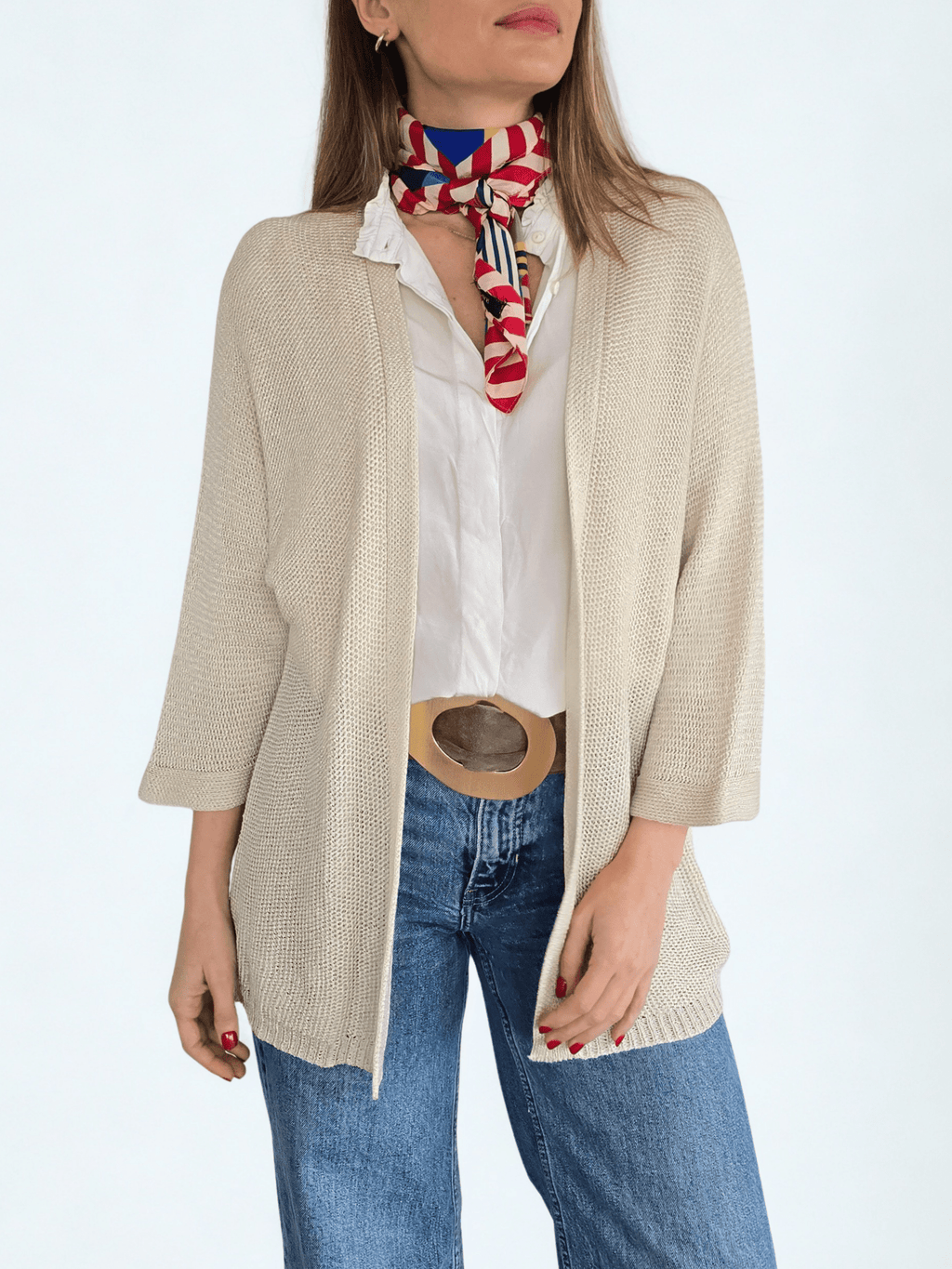 Chaleco Italiano , color Beige
