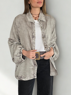 Chaqueta Teñida Delgada, color Beige
