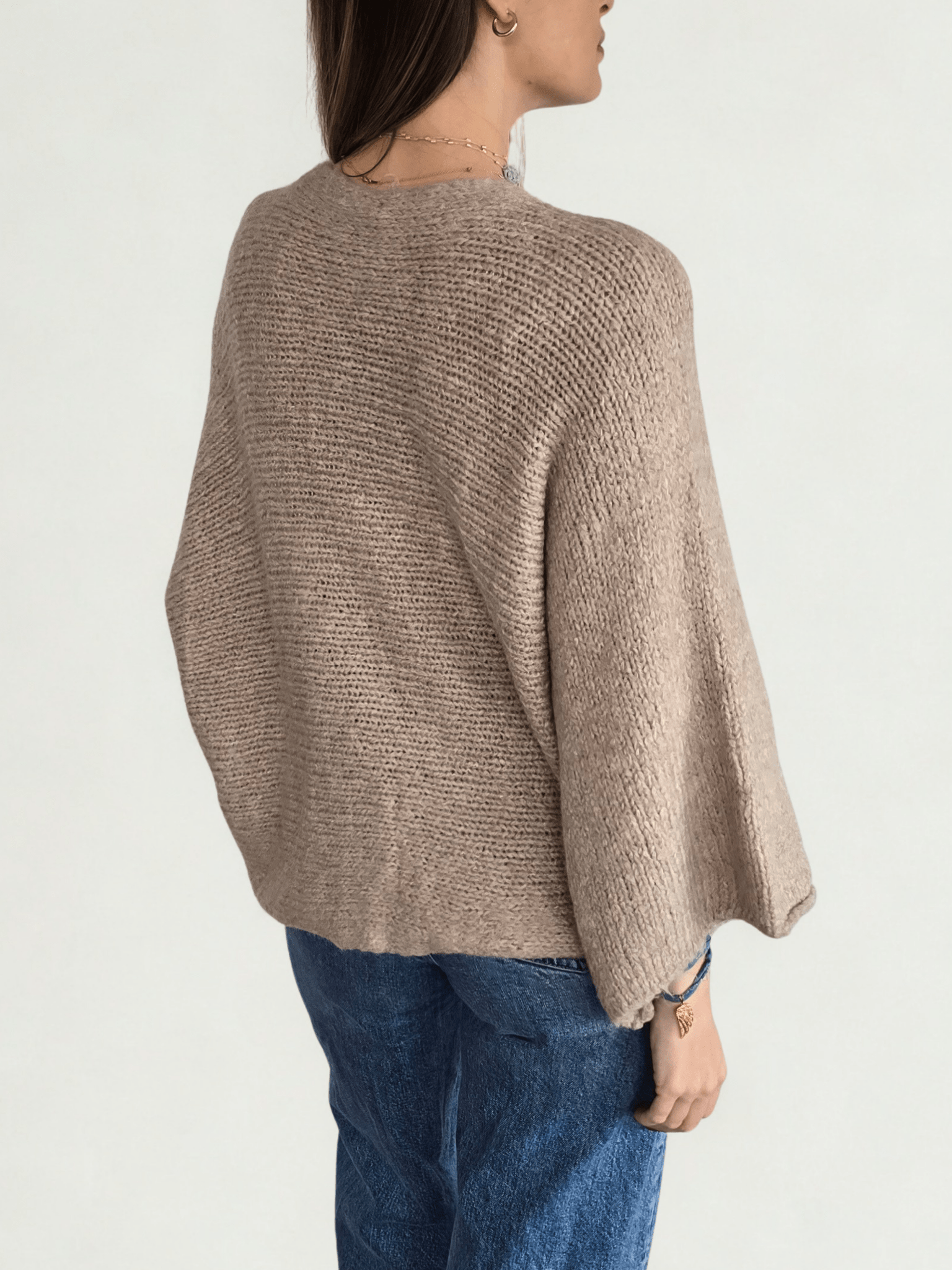 Sweater Italiano Lazo, color Beige