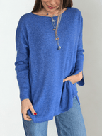 Sweater Italiano Puño Abierto, color Jacinto
