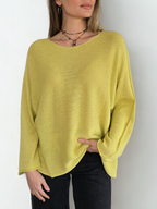 Sweater Italiano Básico, color Pistacho