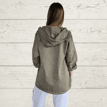 Cargar imagen en el visor de la galería, Chaqueta Italiana Bordada, color Chocolate
