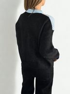 Sweater Rombo, fondo Negro