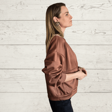 Cargar imagen en el visor de la galería, Chaqueta botones forrados, color Camel
