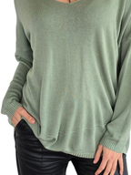 Sweater Italiano Ancho, color Verde Menta