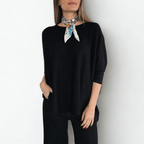 Sweater Ancho, color Negro