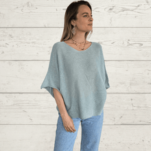 Cargar imagen en el visor de la galería, Sweater Italiano básico, color Verde menta
