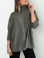 Sweater Italiano manga 3/4, color verde