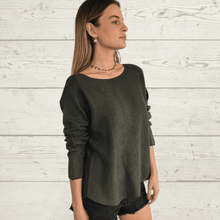 Cargar imagen en el visor de la galería, Sweater Italiano básico, color Verde
