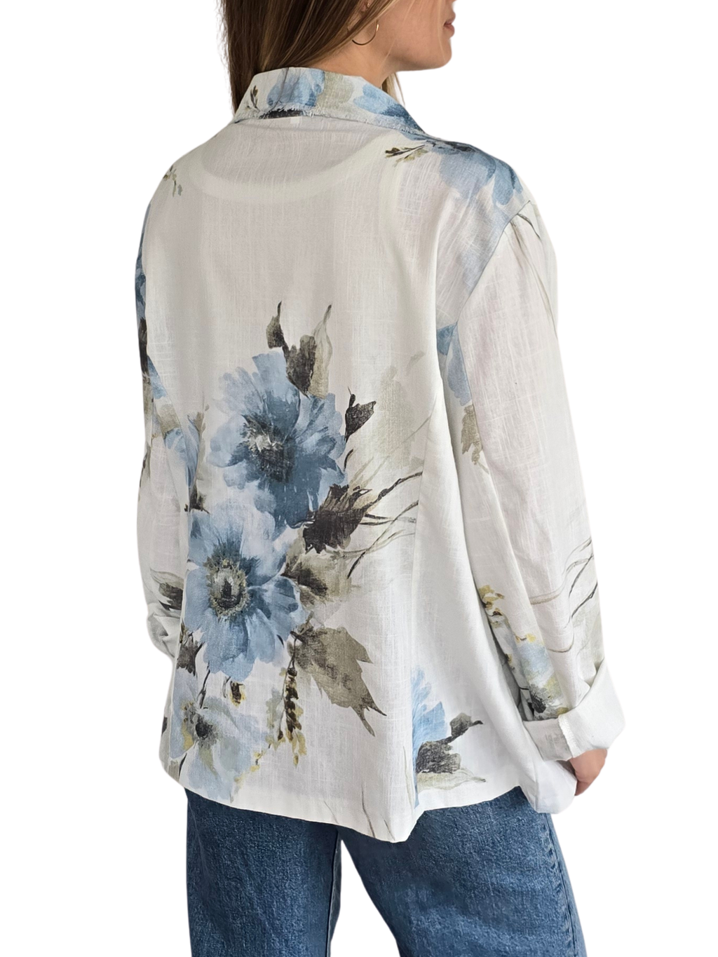 Chaqueta Estampada, fondo Blanco