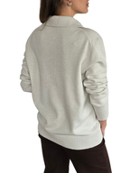 Sweater Tres Botones, color Blanco Invierno