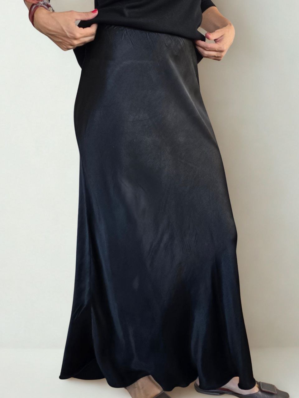 Pollera Italiana, color Negro