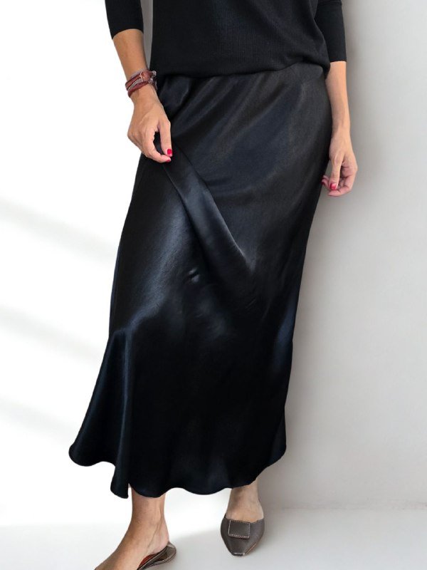 Pollera Italiana, color Negro