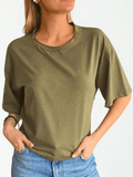 Polera Italiana con lazo en la espalda , color verde