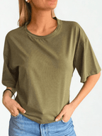 Polera Italiana con lazo en la espalda , color verde