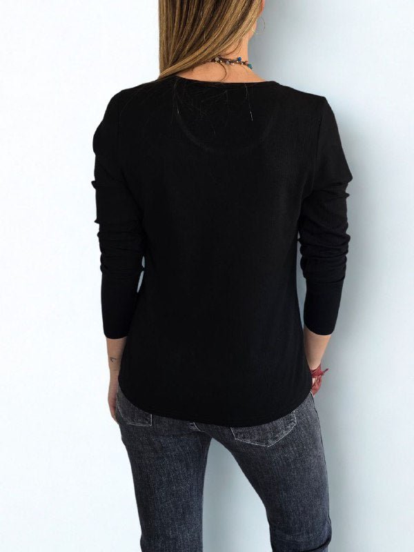 Polera básica, color Negro