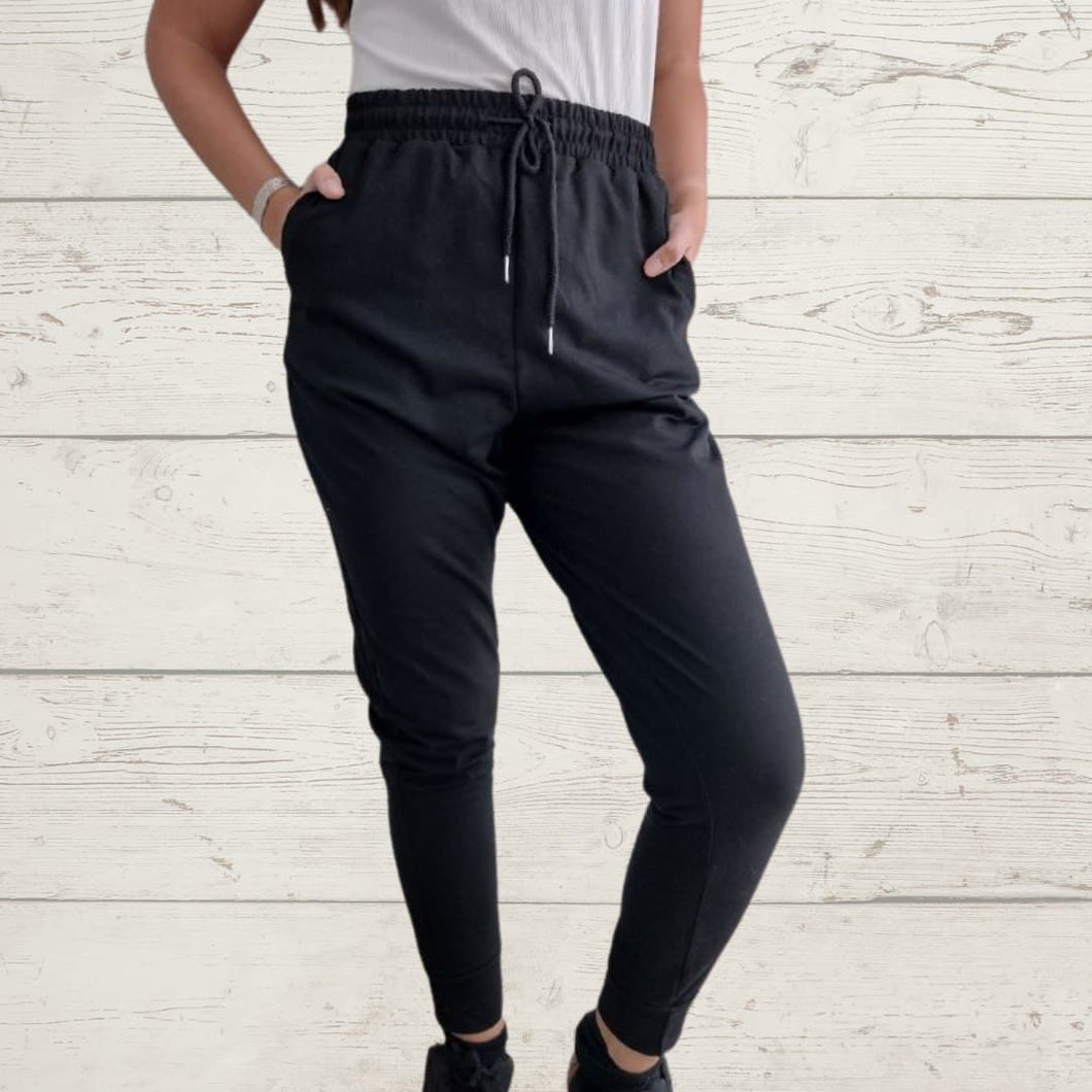Pantalon Jogger, color negro